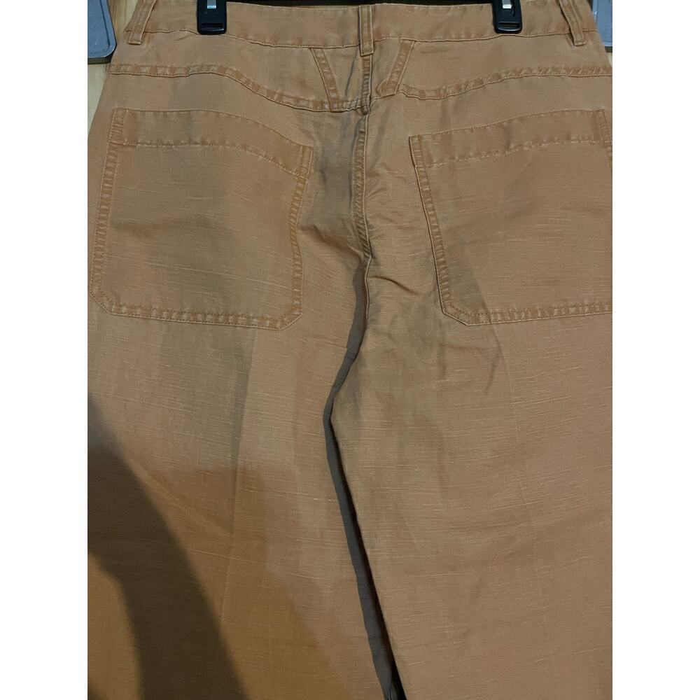 Linen & Cotton ''Abe'' Pants in Gold Earth Orange size 33 - Picture 6 of 7